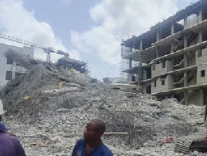 Banana Island building collapsed in Nigeria